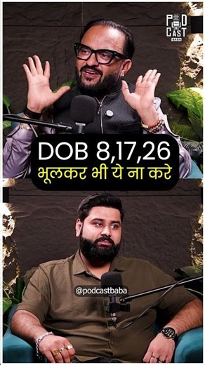 Mulank 8 Life Easy Nahi Hoti 😳 | Navaniit Creations | Podcast Baba #shortsfeed #short