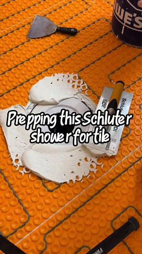 From prep to tile ready, let’s go. Schluter system going in. Curbless heated shower for the win. Spend the time in the prep and the entire project will thank you ✌️ #brandambassador . . ➡️ Follow @dj.tiling for more ⬅️ . . . . . . . . #Customhomes #kitchen #interiordesign #renovation #diy #fyp #smallbusiness #tile #bathroomdesign #construction #homedecor #healthylifestyle #instagood #goodvibes #design #trending #viral #reelsinstagram #tbt #ootd #photography #amazing #tiling #new #beautifull #cle