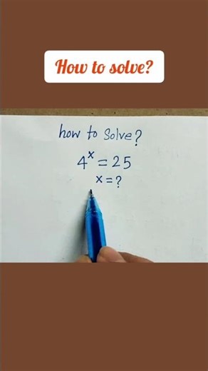 Nice Exponential Equation | how to solve? | #maths #algebra #shorts