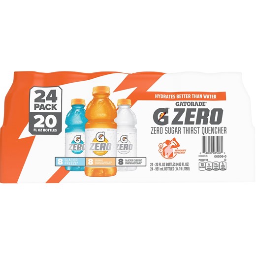 Gatorade Zero Sugar Thirst Quencher Variety Pack, 20 fl. oz., 24 pk. - Samsclub.com