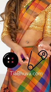 21K views · 107 reactions | Safety pins making holes in your Saree? Try this out! ?? [sari, saree draping, saree, saree blouse designs, saree draping tutorial, silk saree draping, saree drape, silk saree, saree hacks, saree tips and tricks, safety pin saree trick, safety pins sarees] | TiaBhuva.com | Facebook