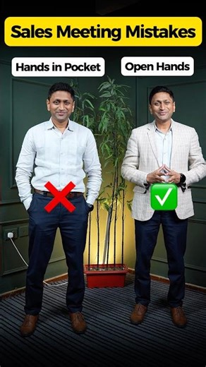 4 Body Language Mistakes Killing Your Sales 🔥#shorts #bodylanguage
