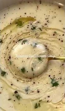 Roasted Cauliflower Soup | Low Carb Keto Paleo Easy Recipe