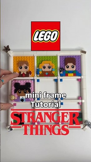 How to build Vecna from Stranger Things season 5 as a LEGO mini frame🪵#legomoc #vecna #legotutorial