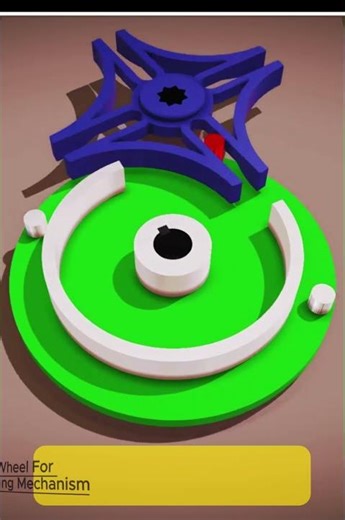 Geneva Wheel For Precise Indexing Mechanism | 3D Mechanical Animation #shorts