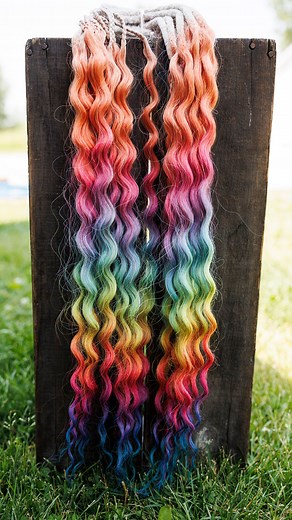 132K views · 1.5K reactions | Prism Dreadlocks come with 3 different root colors.  In this video I teach you how to care for, install, and style your dreads. #dreadlocks #dreads #wavydreads #colorfulhair | Wildcrafted Beauty | Facebook