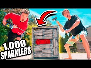 BREAKING Into ABANDONED SAFE With 1,000 SPARKLERS (Project Zero EXPOSED)