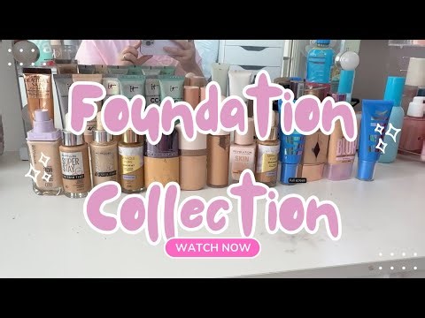 MAKEUP ORGANIZATION *HUGE FOUNDATION COLLECTION* DECLUTTER
