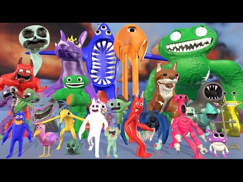 Garten of Banban Monster Size Comparison | 3D Animation Comparison