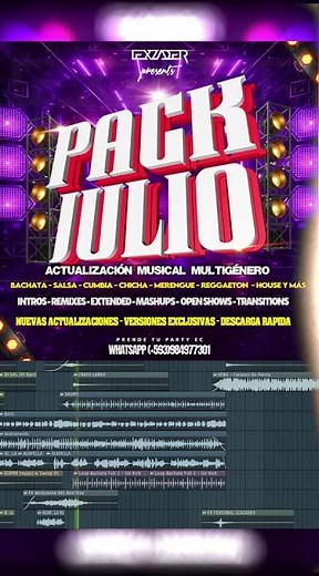 PACK JULIO 2026 - (REMIXES MULTIGENERO) YA DISPONIBLE ✅