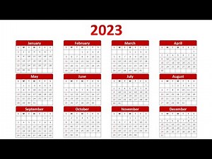 How To Create 2023 Calendar using PowerPoint?