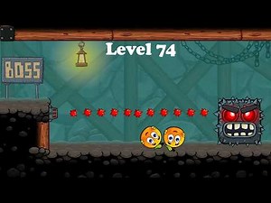 Red Ball 4 Two Orange Ball Level 74