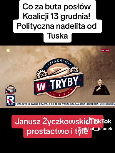 #koalicjaobywatelska #koalicja13grudnia #platformaobywatelska #karnowski #sopot #joński #komisjaśledcza #sejm #polityka #polska #michaljelonek #dziennikarz #republika #dc #dlaciebie #fyp #foryou #foryoupage @Janusz Życzkowski