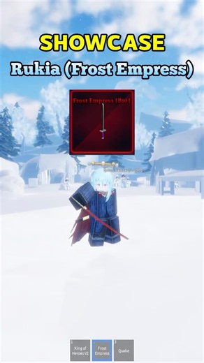 Rukia (Frost Empress) Showcase | Sailor Piece #sailorpiece #robloxfyp #fyp #animegame
