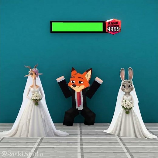 Bride Gazelle vs Bride Judy Hopps in the nonstop singing challenge, who will win?!