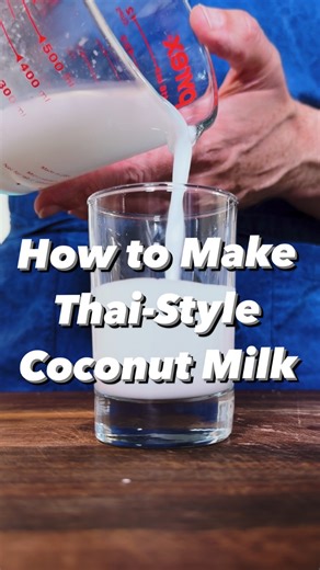 Austin Bush, author of The Food of Southern Thailand, shows us how to make Thai-style coconut milk (kati). Learn more about coconut milk: https://cooks.io/3UN22WX | Cook's Illustrated