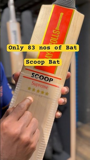 Scoop bat and only 83 nos available in the world #scoopbat