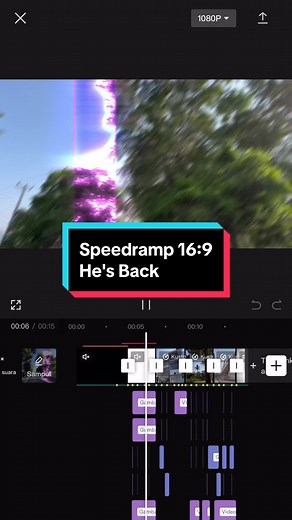 Explore Speedramp 16:9 and He's Back CapCut Templates