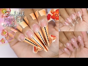 Watch Me Do My Nails | Sculpted Hard Gel Hails | Builder Gel Nails Tutorial | LGNPro