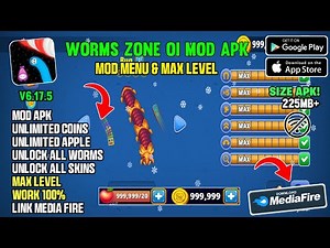Download Worms Zone Oi Mod Apk V6.17.5 Terbaru 2025 - Unlimited Apple & Max Level