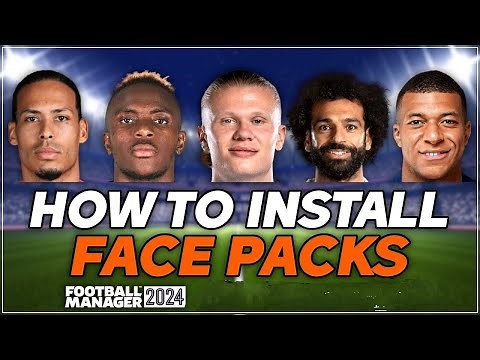 How To Install Face Packs In FM24 Mobile | Putting Real Faces On Your Players! #fm24 Face pack fm24