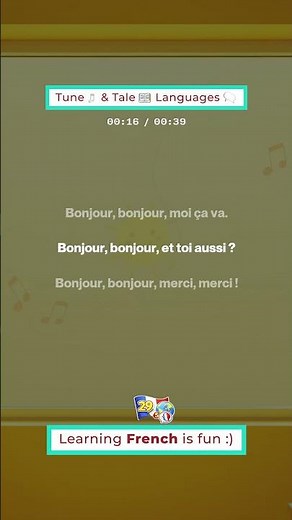 Bonjour Bonjour Comment Ça Va? 🇫🇷 | French Greetings Song for Beginners | Learn French for Kids
