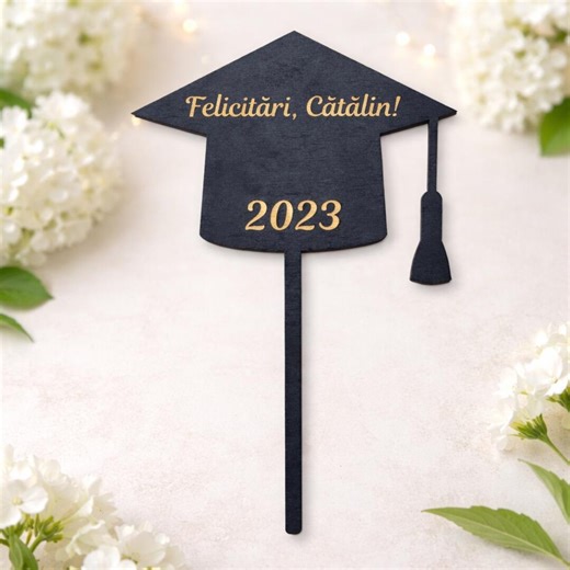 Laser Cut Graduation Cap SVG Personalized Editable Text Digital File - Etsy
