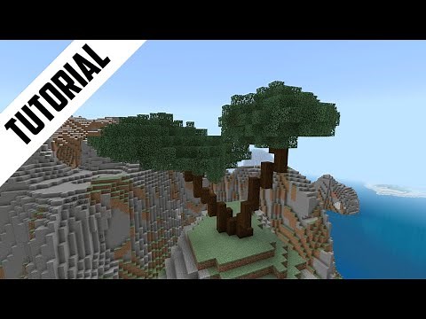 Minecraft: How to Build a Tree (Step By Step)