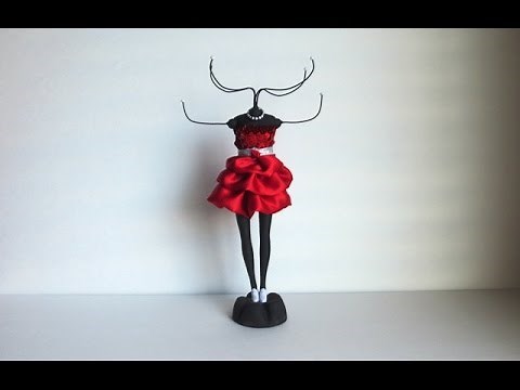 DIY Prom Dress Form Jewelry Holder | Stand