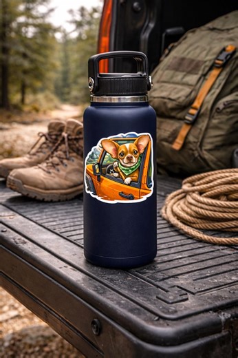 Pet Portrait Sticker | Custom Dog or Cat Decal | Personalized Pet Gift - Etsy