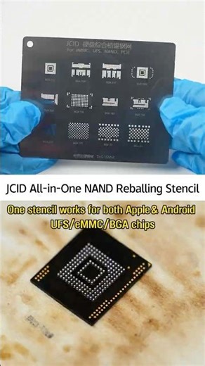 One Stencil for ALL NAND Jobs?! | JCID All-in-One NAND Reballing Stencil #jcid #reballing #stencil