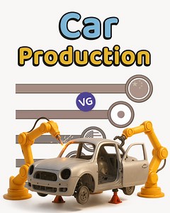 The Countries that Produce the Most Cars in the World 1950 - 2024. | VGraphs