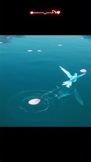 Aqua flare Cinematic ASMR Bird Ritual – #shorts #flightritual