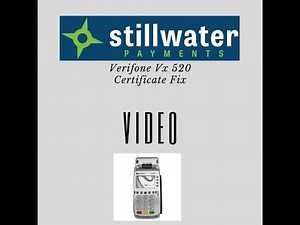 Verifone Vx 520 Certificate Fix
