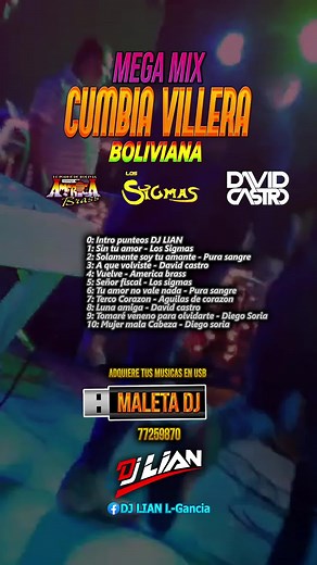 Mega Mix Cumbia Villera Boliviana por DJ LIAN