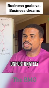 2.9K views · 128 reactions | Many Businesses Have Dreams; They Don't Set Goals And That's Why They Struggle To Achieve The Results They Want. In This Interesting Excerpt From The BMG Academy, #JohnPaulIwuoha Explains The Important Difference Between Dreams And Goals, And Why Execution Is A Key Element In Achieving Goals. #JoinTheBMG #LessonsFromTheBMG #TheBMGAcademy #BusinessSenseWithJP #ActivatorHQ | Activator HQ by John-Paul Iwuoha | Facebook