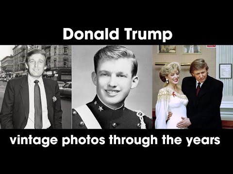 Donald Trump vintage photos through the years | Historical Photos
