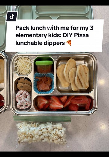 DIY Pizza Lunchables: Pack Lunch for 3 Kids