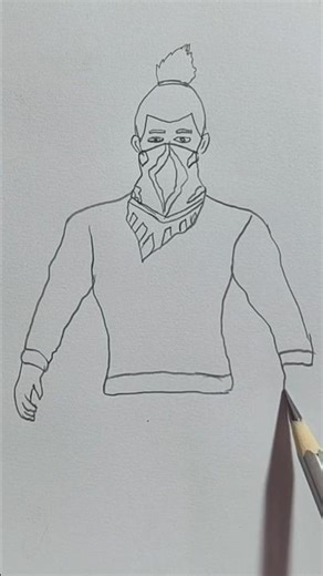 DRAWING ANKUSH FF BUNDLE SKIN FREEFIRE -HOW TO DRAW ANKUSH FF - FREE FIREDRAWING -FREE FIRE BUNDLE