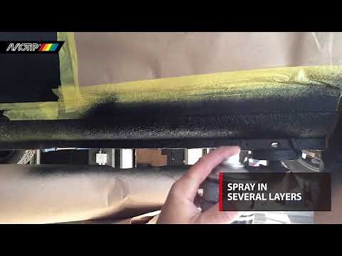 How to use Anti Gravel, Underbody Coating (Stone Chip Spray)? - MOTIP