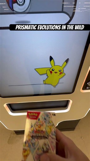 INSANE Pokémon Center Vending Machine Find! Prismatic Evolutions Booster Bundle at MSRP 🤯 #pokemon