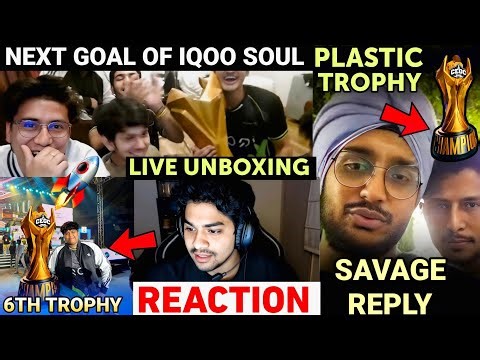 iQOO Soul Next Goal Reveal 🏆! Live Trophy unboxing🏆😁! Joker 6 Lan Trophy| Regaltos on Soul champion
