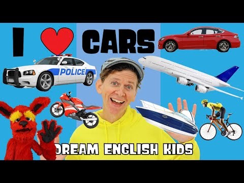 I Like Cars Song with Matt | Dream English Kids