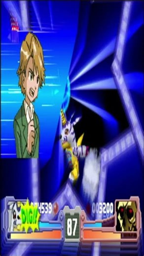 Gabumon VS Reapermon (Round 2) - Digimon: Rumble Arena (Playstation 1)