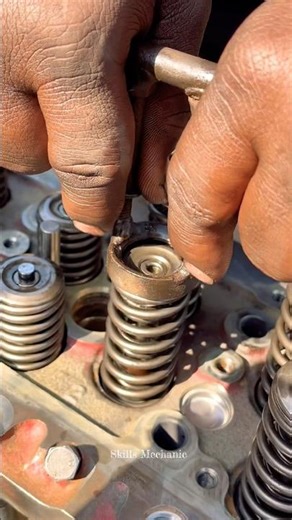 PERFECT VALVE SPRING LOCK FITTING #incredible #skills #valve #trending