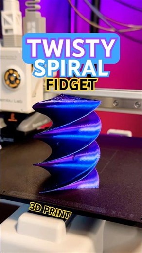 3D Printed Triforce Spiral Fidget 🌀