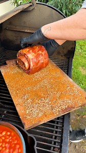BBQ Baby Back Ribs & Baked Beans