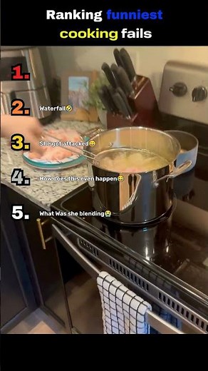 Top 5 Cooking Fails Gone Wrong 😂 #shorts