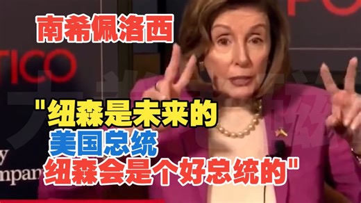 2026年2月14日 南希佩洛西"纽森是未来的美国总统 纽森会是个好总统的"