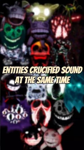 all entities crucified sound at the same time | #roblox #doors #shorts